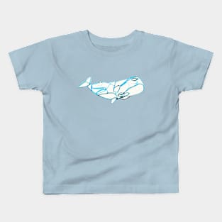 Minimalist Whale Kids T-Shirt